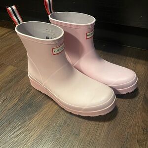 Hunter Light Pink Rain Boots